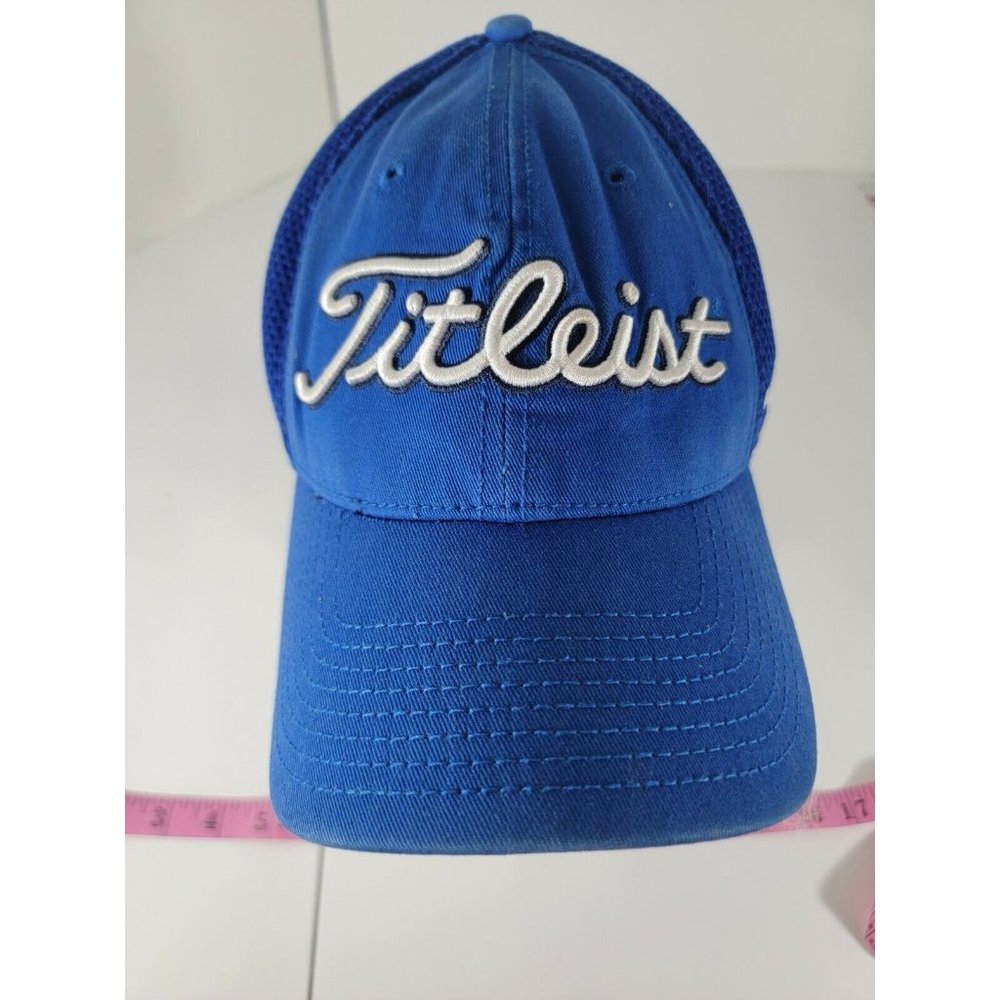 TITLEIST‎ FootJoy Pro V1 Golf Tour Baseball Hat Cap Fiitted Medium Large Blue